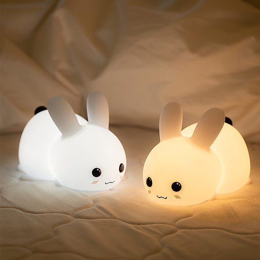 1 Jade Rabbit Silicone Night Light Creative Gift