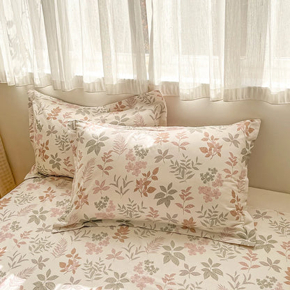 100% Cotton Floral Duvet Cover Set | Luxury 3-Piece Bedding