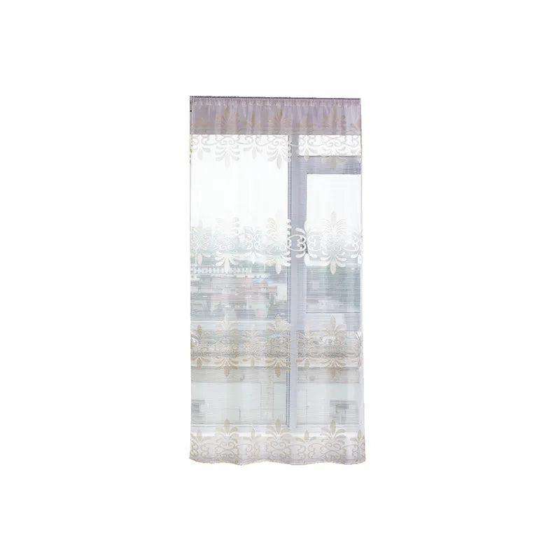Peony Floral Tulle Sheer Curtains | Light-Filtering Panels for Any Room