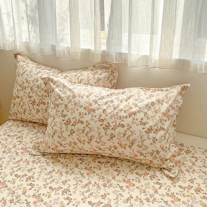 100% Cotton Floral Duvet Cover Set | Luxury 3-Piece Bedding