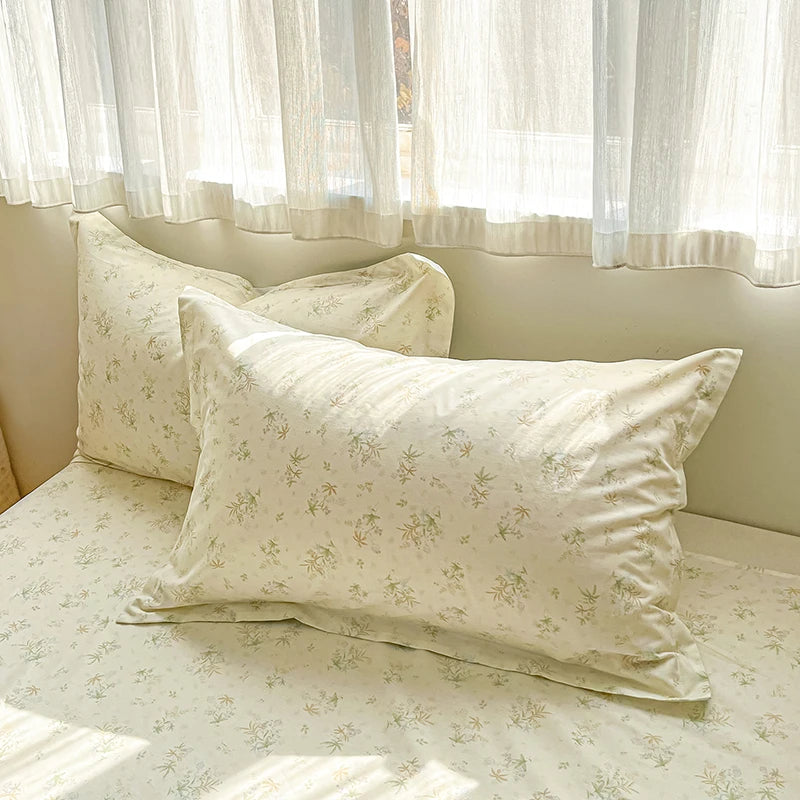 100% Cotton Floral Duvet Cover Set | Luxury 3-Piece Bedding