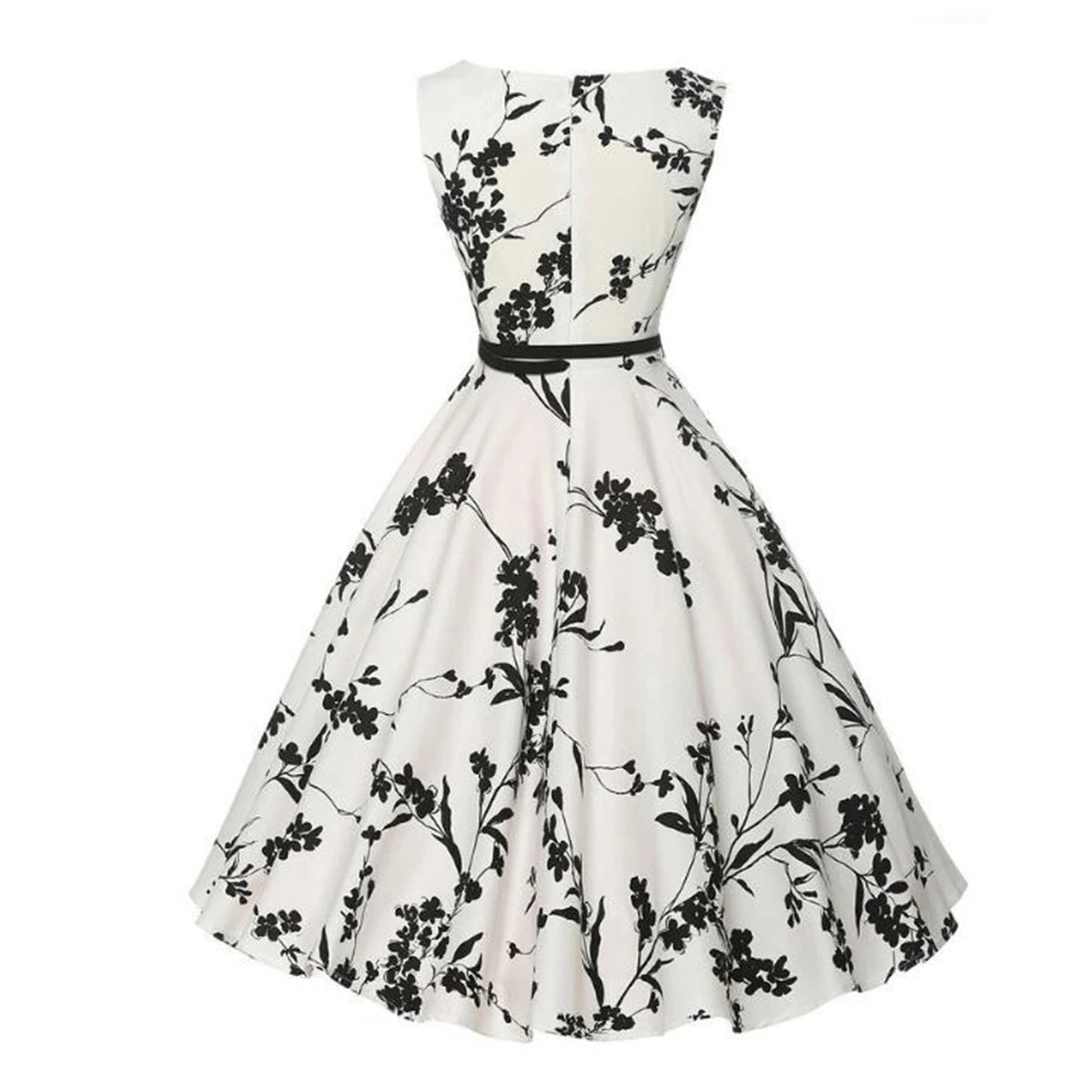 Floral Robe Retro Swing Casual Vintage Dress