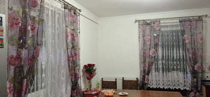 Peony Floral Tulle Sheer Curtains | Light-Filtering Panels for Any Room