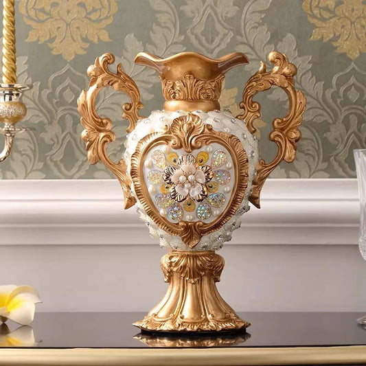 European Vintage Porcelain Vase | Floral Home Decor