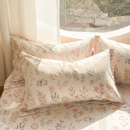 100% Cotton Floral Duvet Cover Set | Luxury 3-Piece Bedding