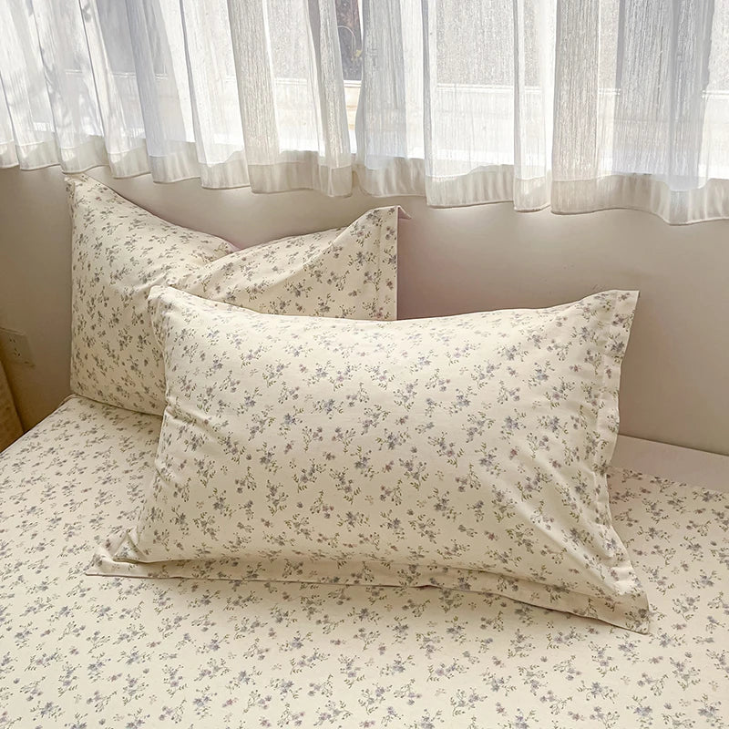 100% Cotton Floral Duvet Cover Set | Luxury 3-Piece Bedding