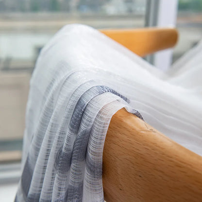 Peony Floral Tulle Sheer Curtains | Light-Filtering Panels for Any Room