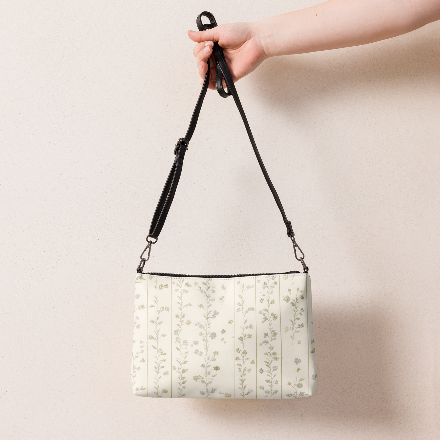 Petal and Path Crossbody Bag