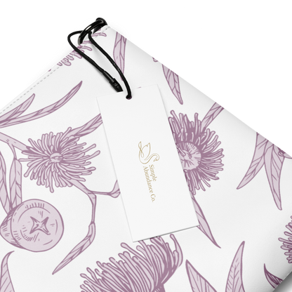 Lavender Buttons Crossbody Bag