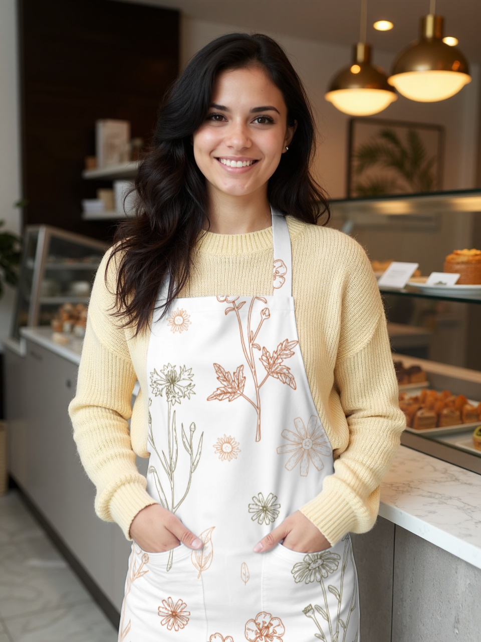 Quiet Blossom Apron