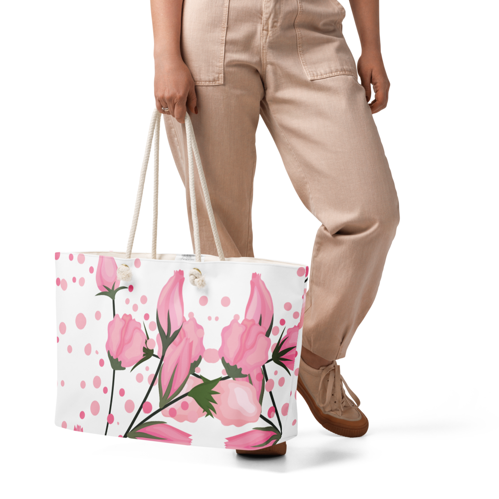 Morning Blossom weekender bag