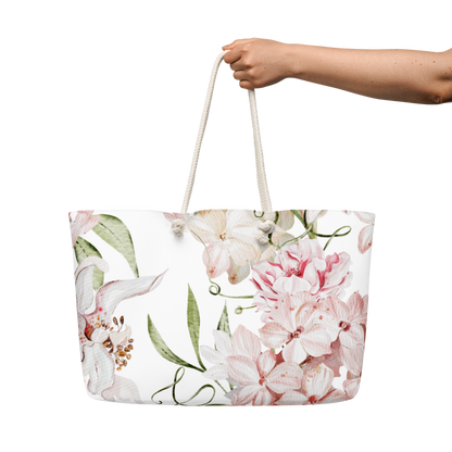 She Was Loved weekender bag