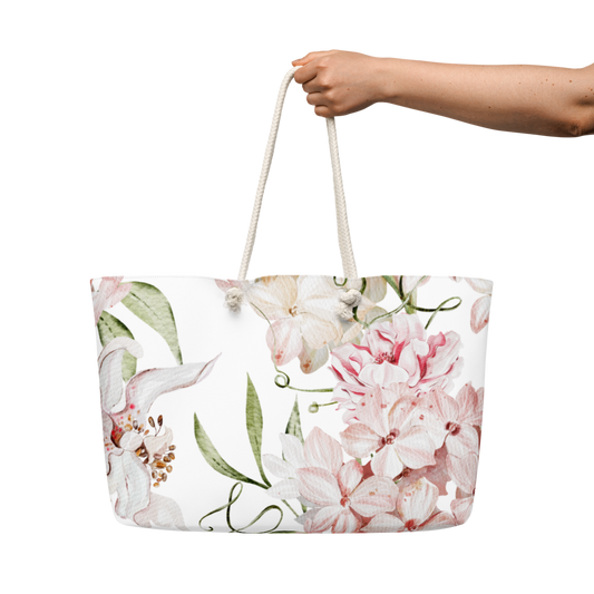 She Was Loved weekender bag