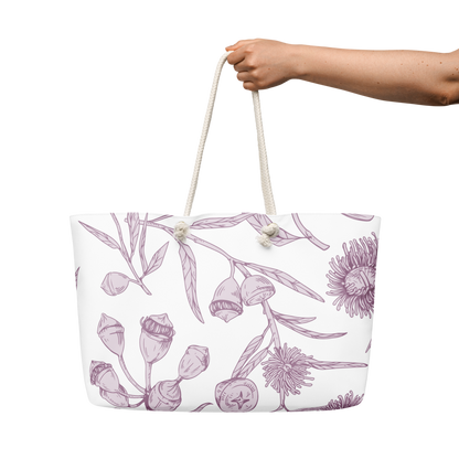 Lavender Buttons Weekender Bag