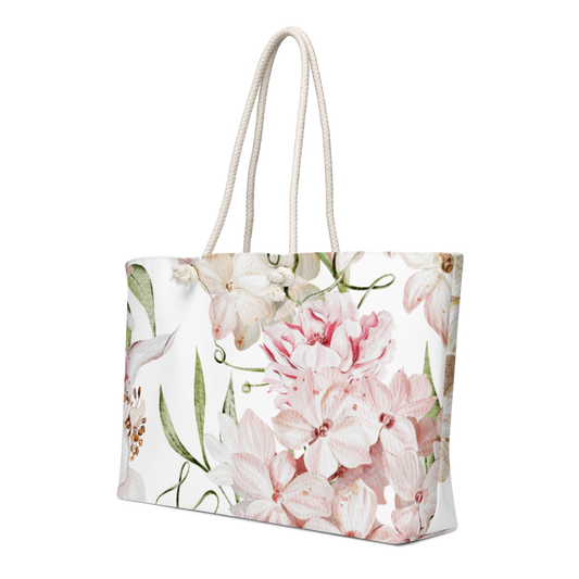 She Was Loved weekender bag