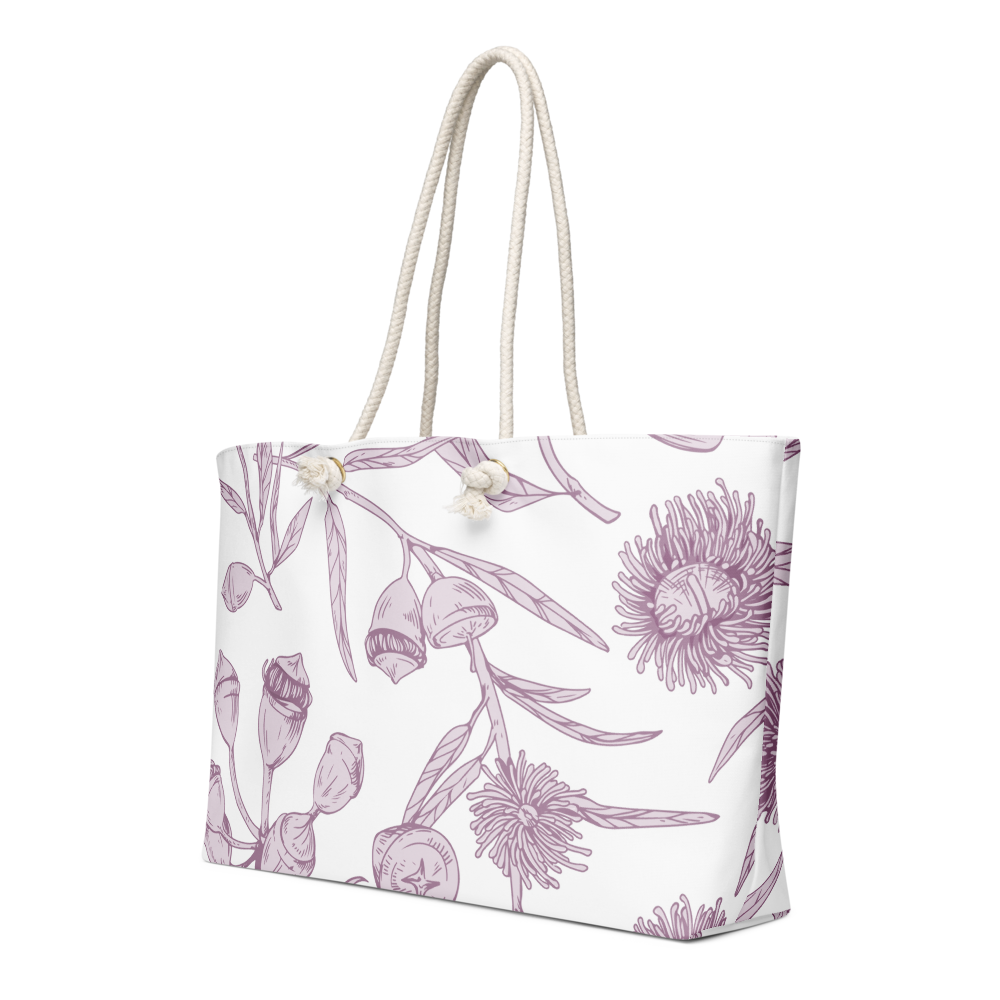 Lavender Buttons Weekender Bag