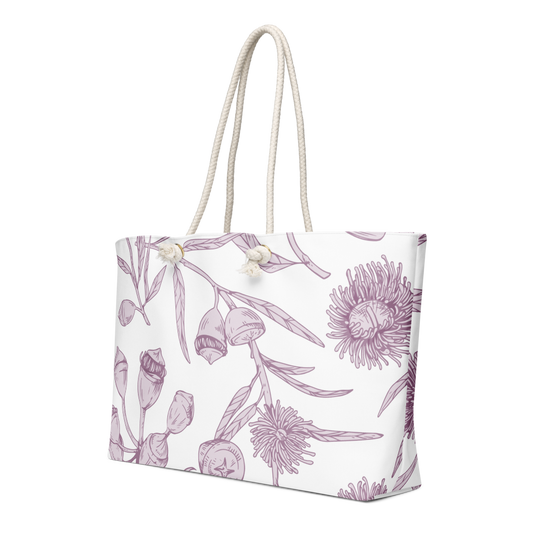 Lavender Buttons Weekender Bag